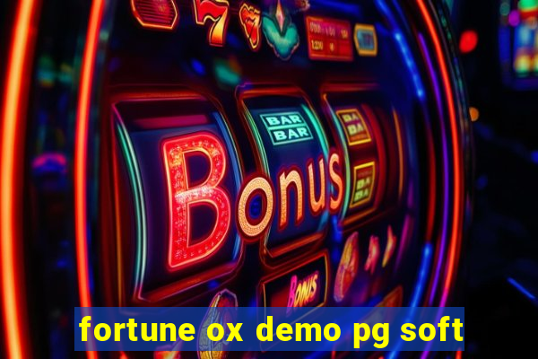 fortune ox demo pg soft